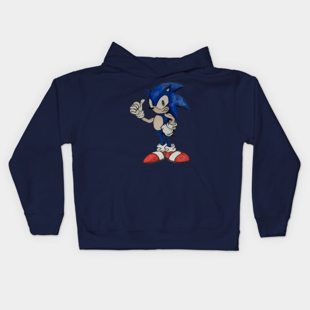 Sonic the Hedgehog Kids Hoodie by Newland Designs